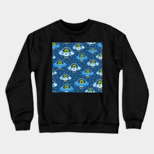 childish alien spaceships Crewneck Sweatshirt